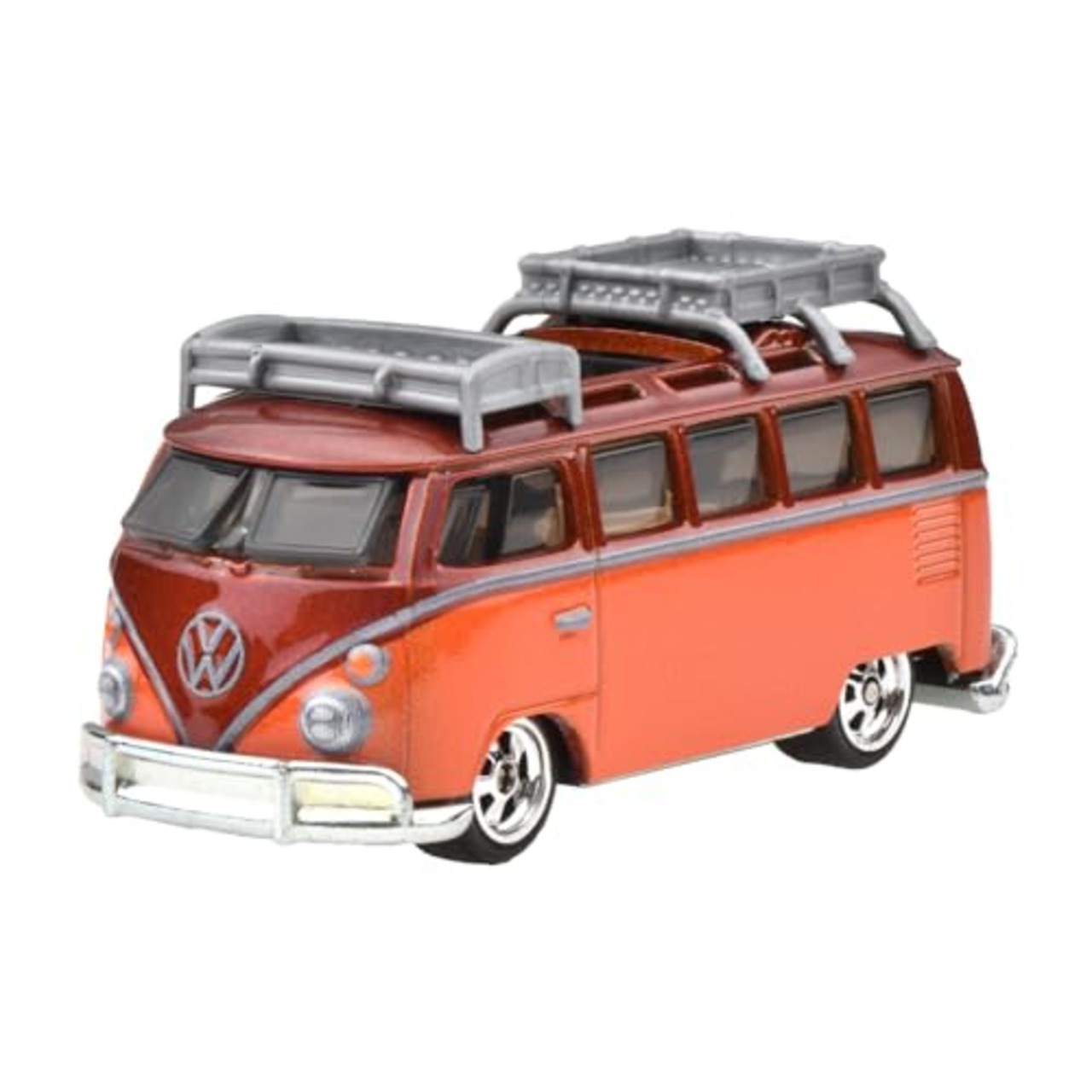 ホットウィール(Hot Wheels) ブールバード '67 フォルクスワーゲン サンババス 乗り物おもちゃ ミニカー 3歳から オレンジ HRT62