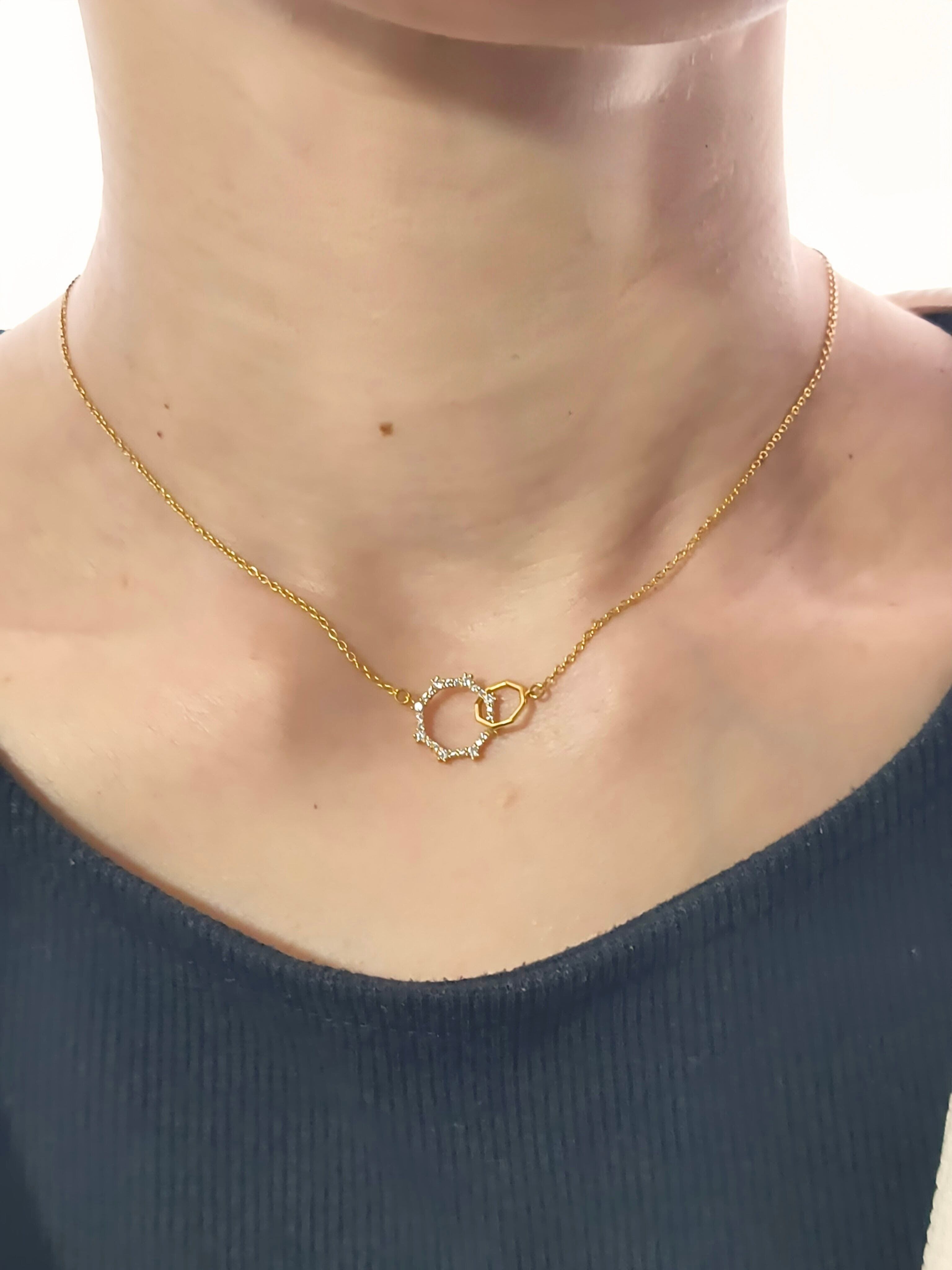octagon stone Ⅱ ネックレス | MASCA Linkin Jewelry