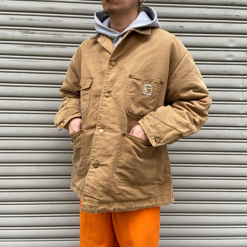 Carhartt 60s 70s ミシガンチョアコート　サイズ44 デカCボタン