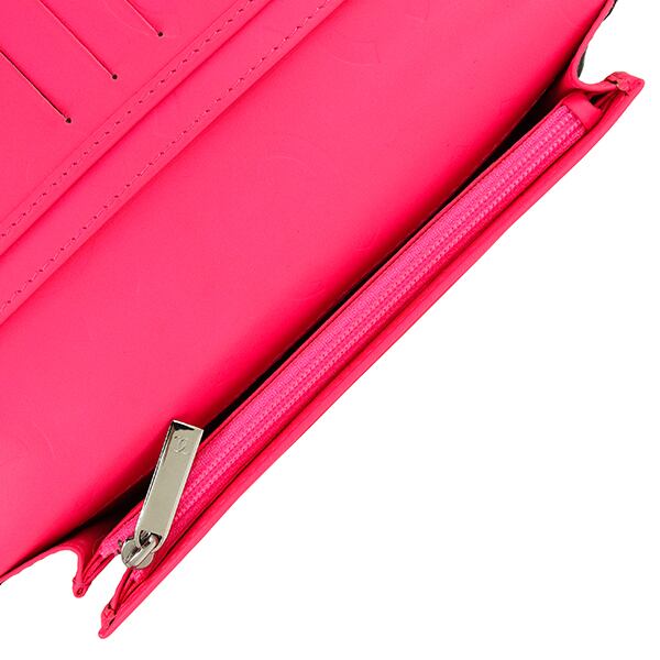 Used CHANEL シャネル 長財布 カンボンライン カーフレザー エナメル