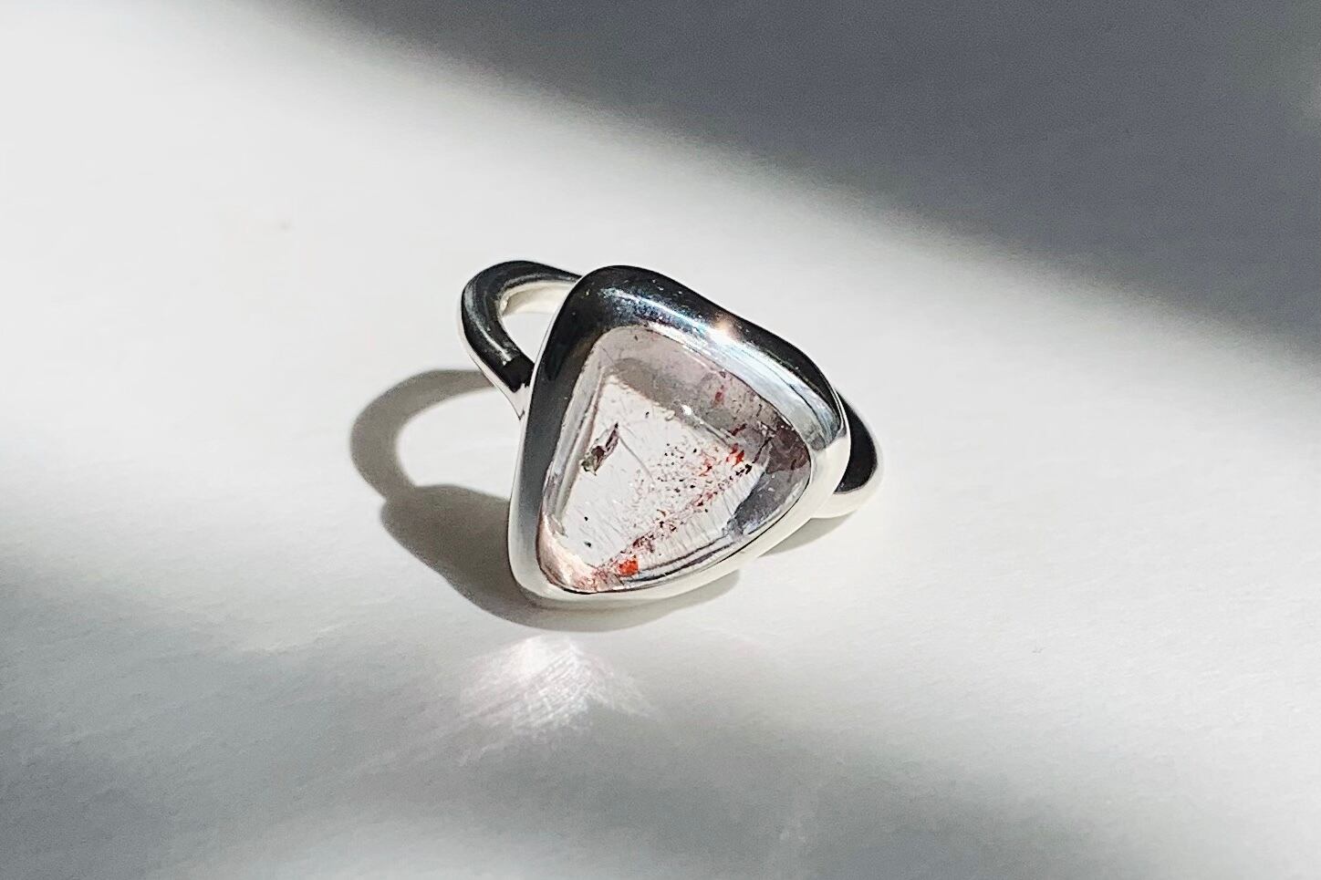 扉 レピドクロサイトインクォーツ リング silver no,174