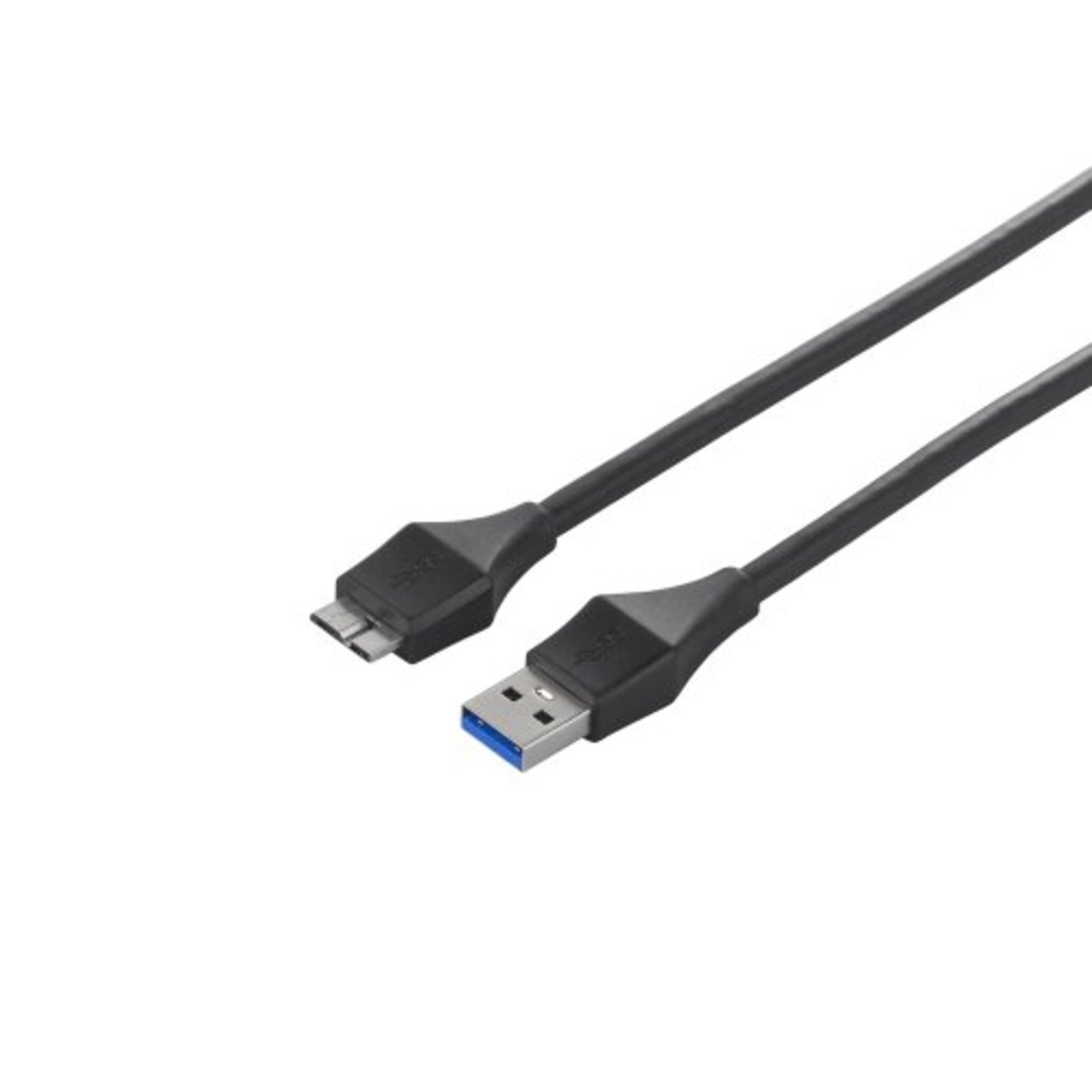 バッファロー BUFFALO ユニバーサルコネクター USB3.0 A to microB ケーブル ブラック 3m BSUAMBU330BK