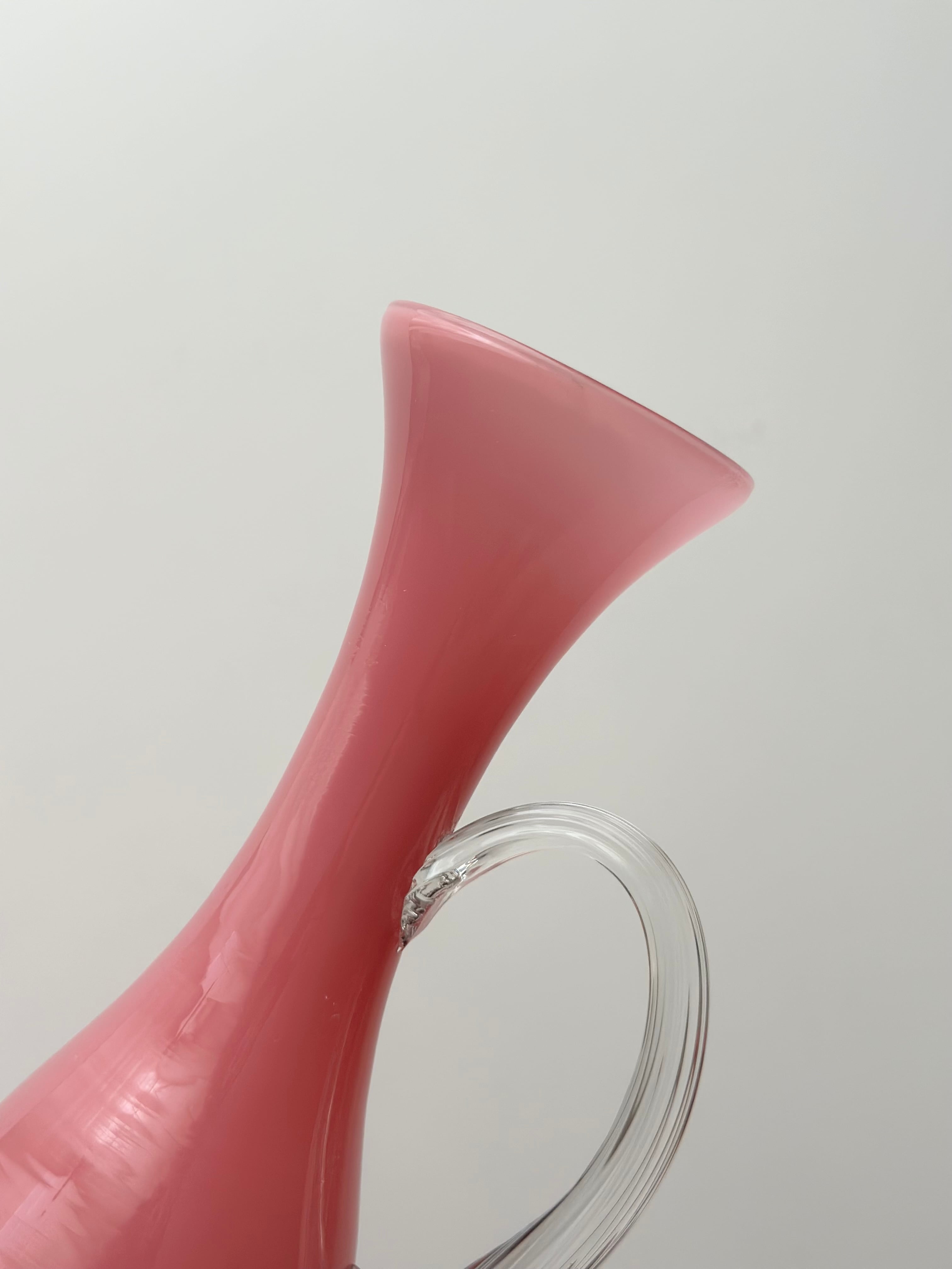 french vintage vase / opaline glass オパリンガラスのフラワーベース