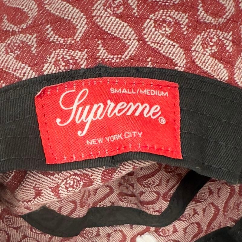 帽子Supreme シュプリーム モノグラム デニム クラッシャー バケットハット