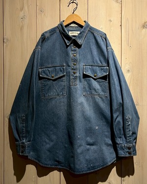 【a.k.a.C.a.k.a vintage】80's〜90's “ORVIS” Vintage Pullover Denim Shirt