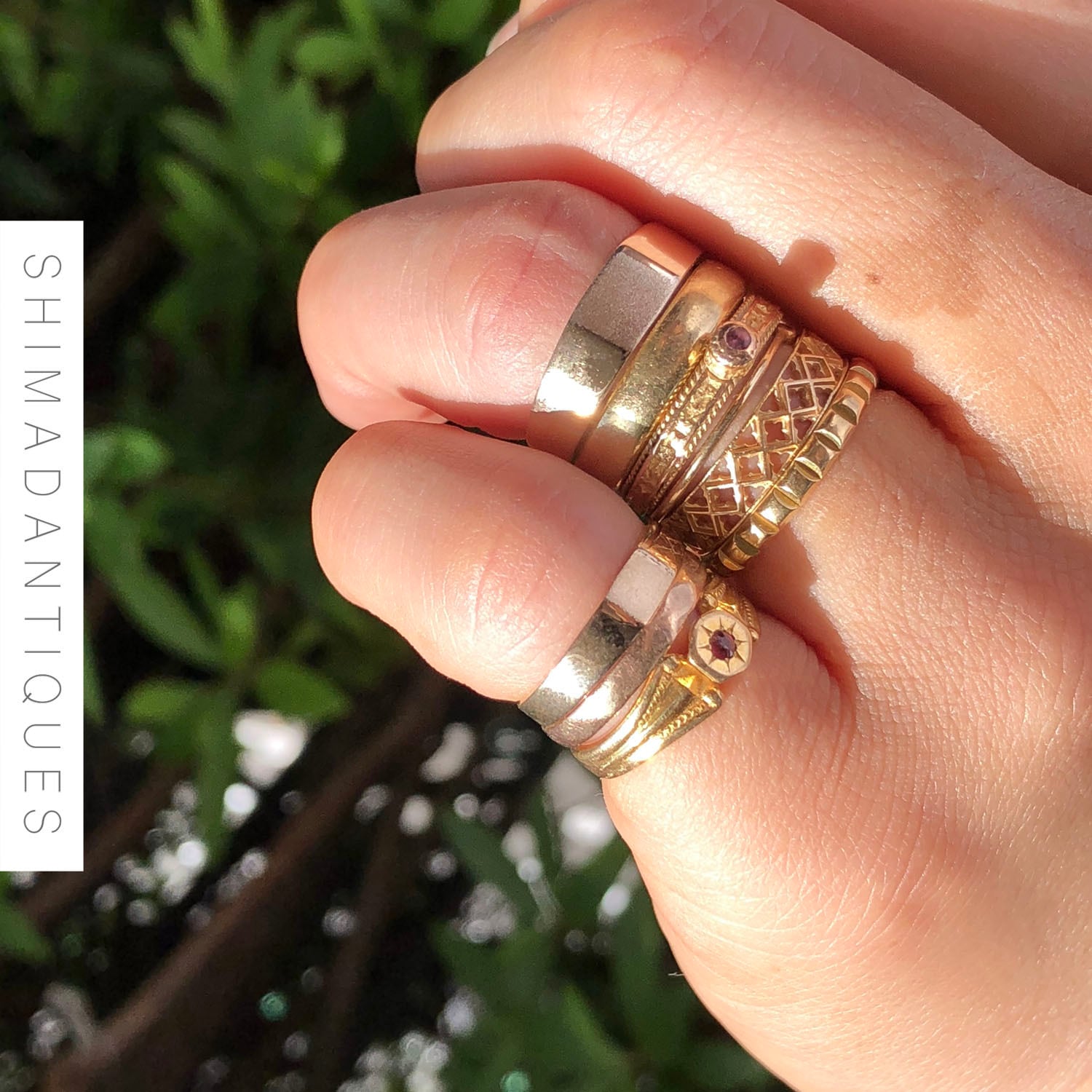 Signet Ring Ⅱ・Light／K18 | SHIMADANTIQUES