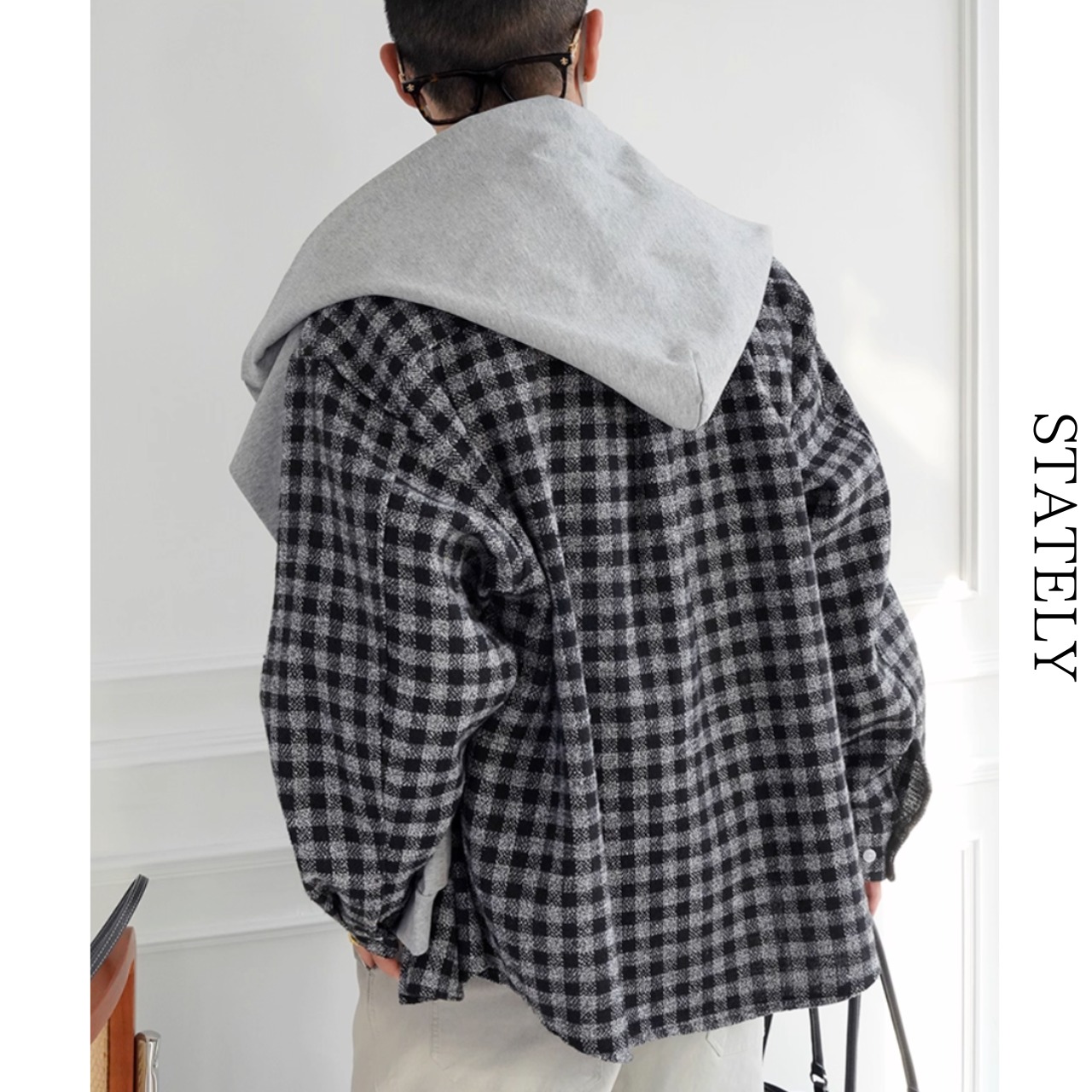 Layered Check Shirt_T61・画像2