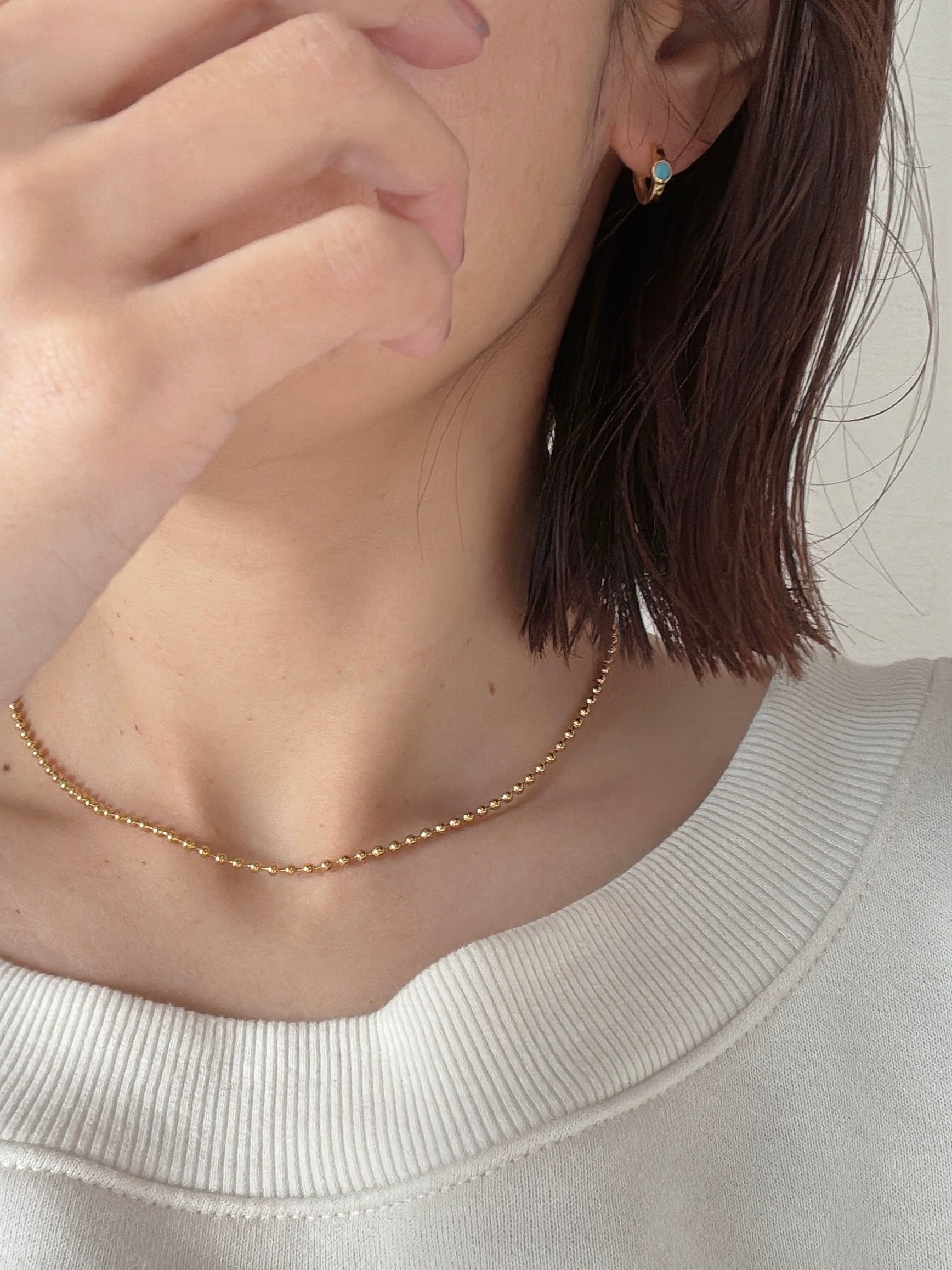 magnet mini ball chain necklace | joie