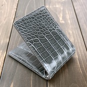 アリゲーター 無双 マネークリップ アッシュ グレー