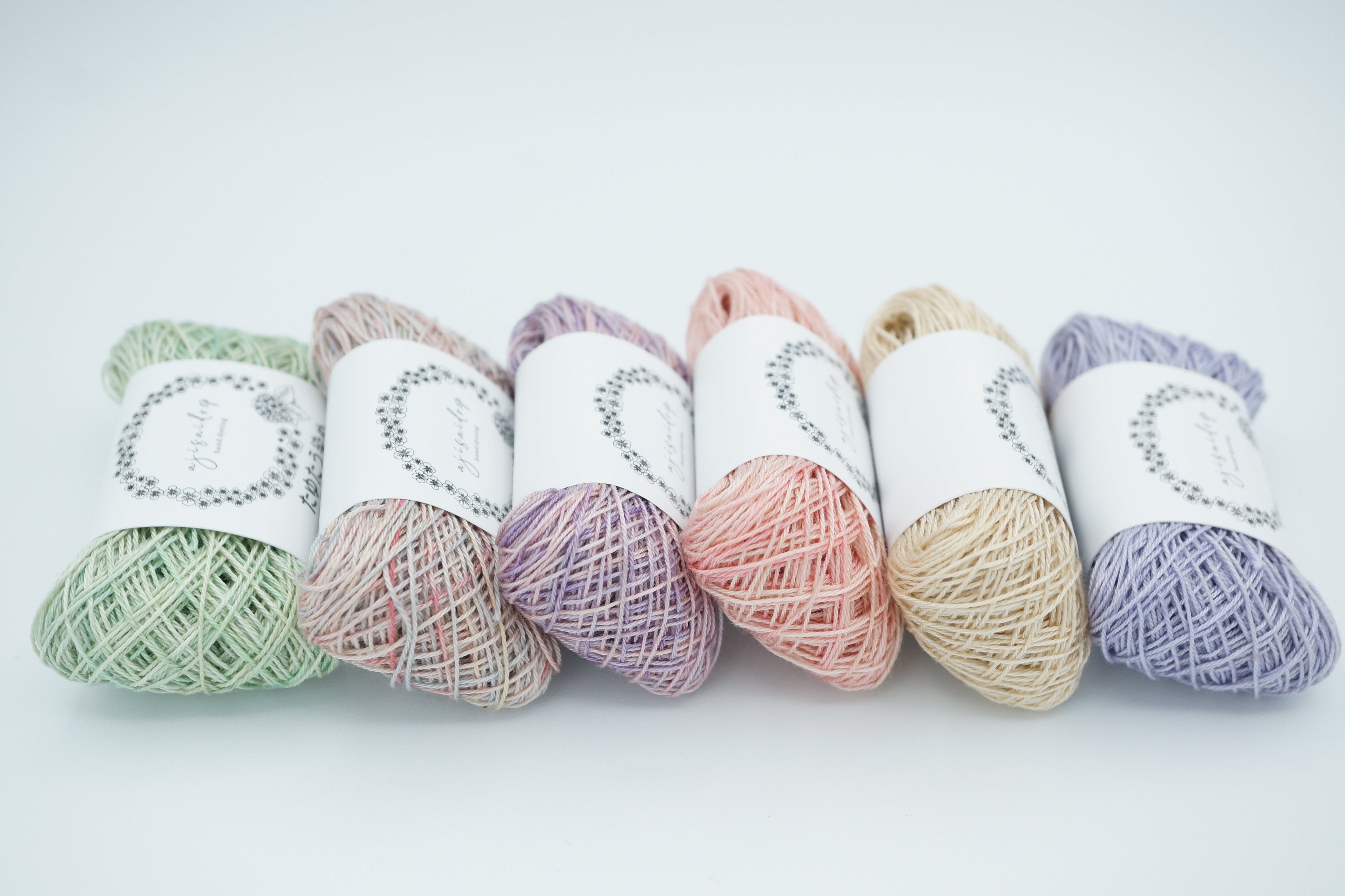 手染め糸-hand dyeing threads- | ajisaidrop