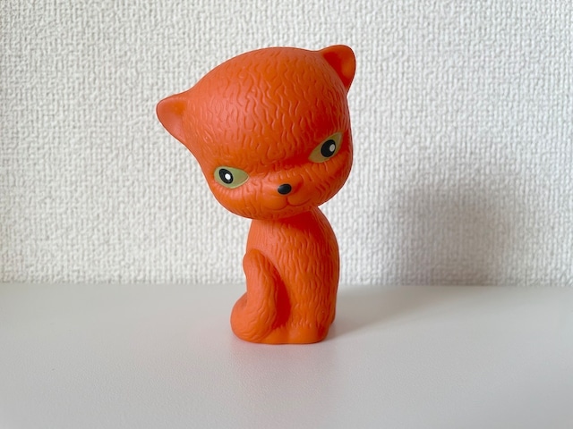 【旧東ドイツ】猫のラバートイ / オレンジ