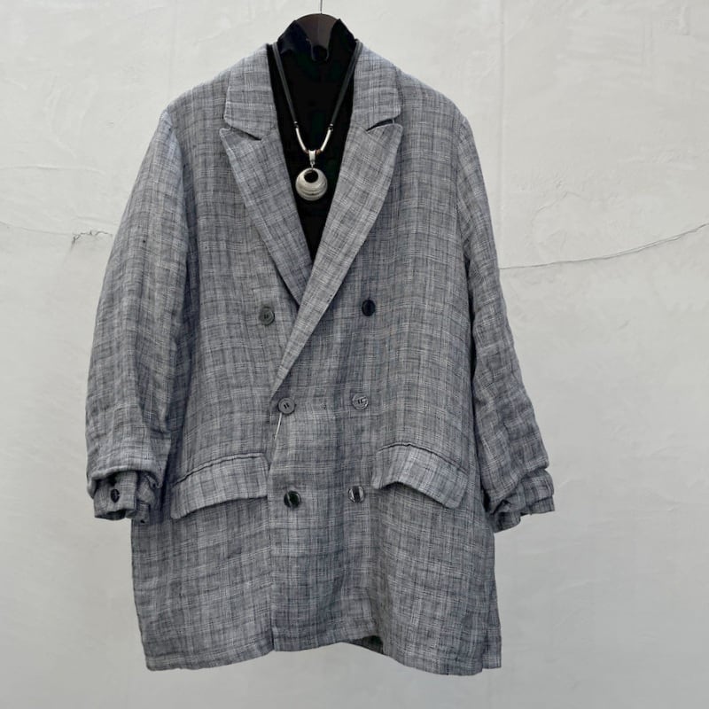 めぇ　2026SS ブティックオーディナリー　リネンジャケット Boutique Ordinary （ブティックオーディナリー ）シュシュスリーブ