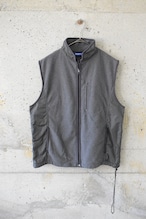 Dark gray nylon panel vest