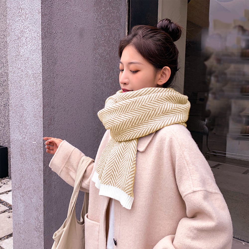 大判 ニット マフラー レディース 秋冬 防寒 保温 暖かい ストール 大人 きれいめ かわいい おしゃれ シンプル 通勤 通学 大人可愛い 大人女子