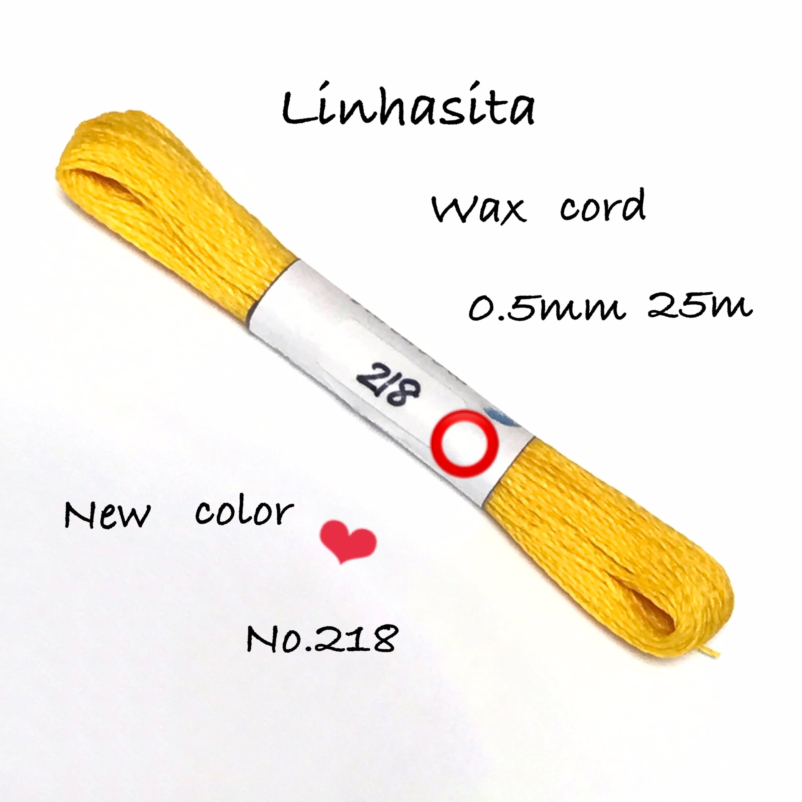 セール価格：【0.5mm】Linhasita社製ワックスコード 0.5mm 25m 全41色セット | La Terre