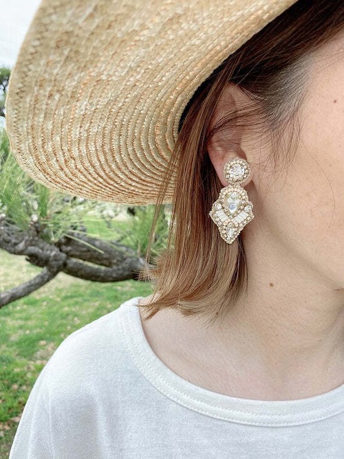 パールビジュ　イヤリング