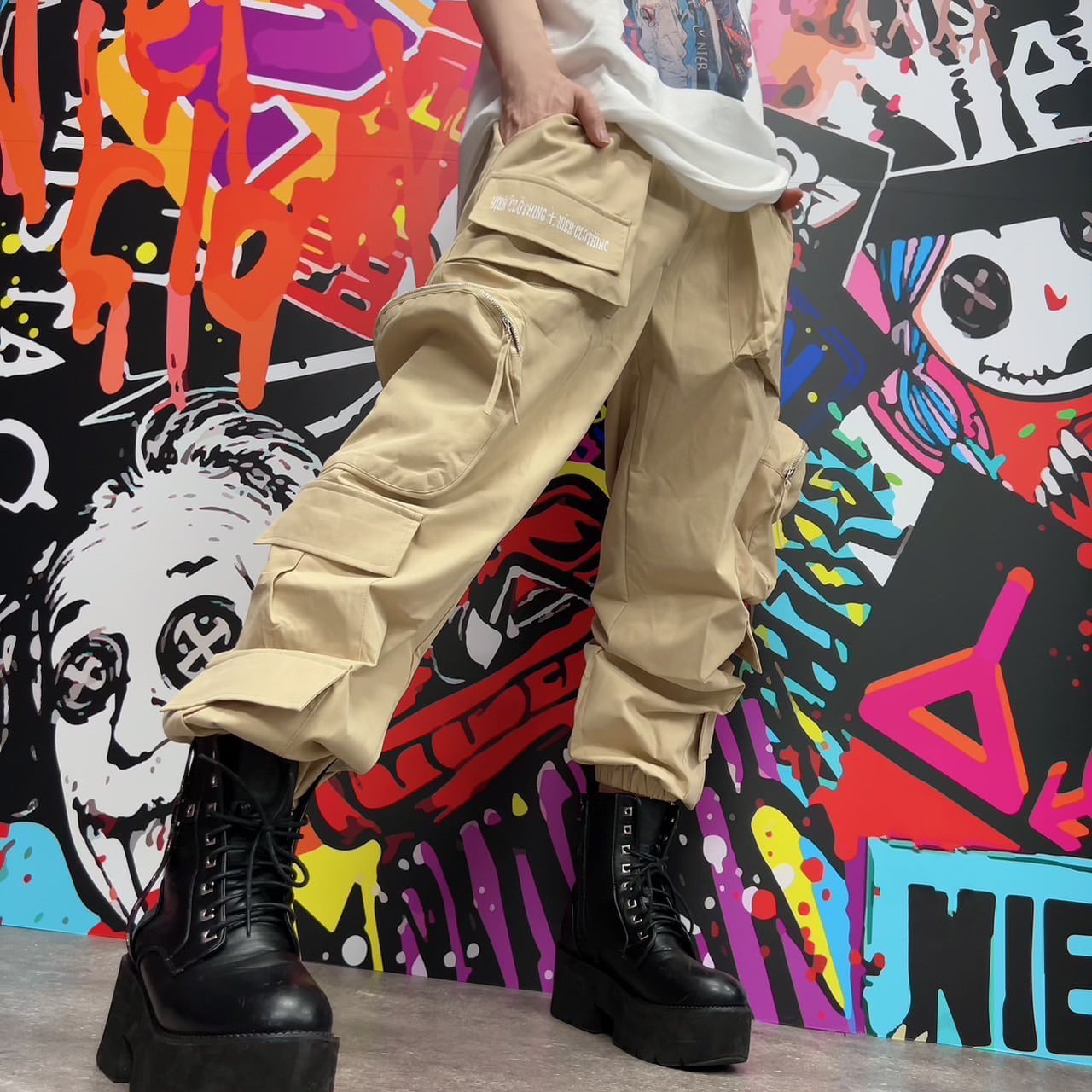 Legendary Lifestyle Burgundy Utility Cargo Pants