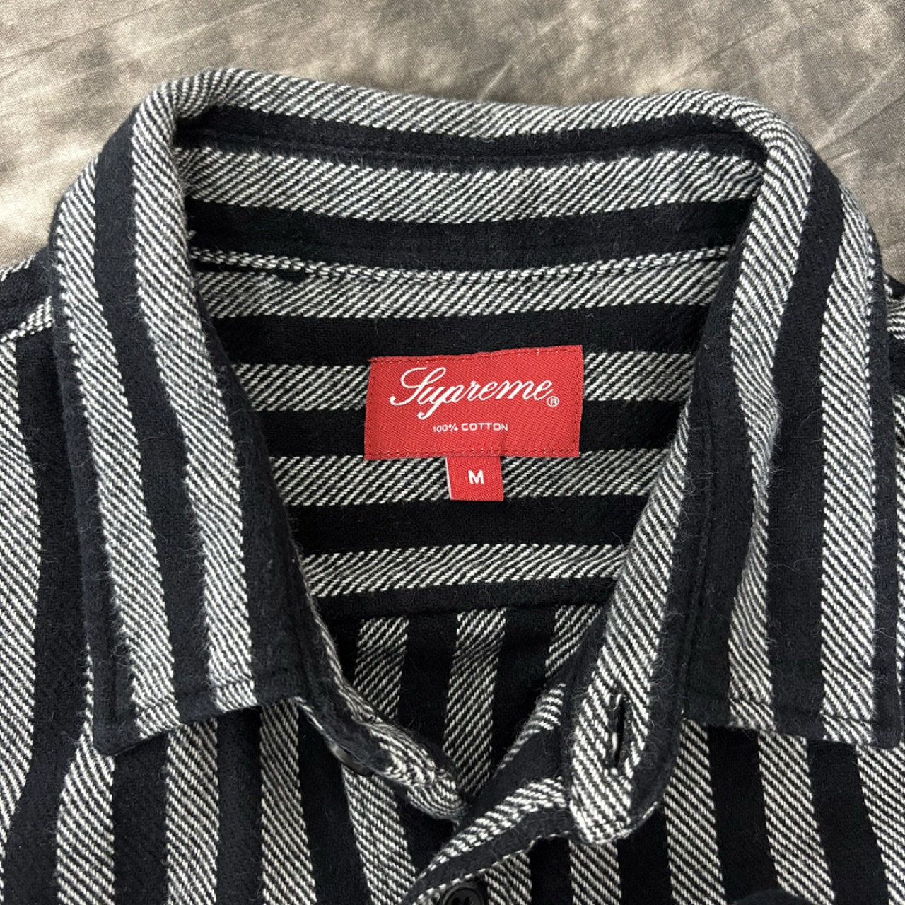Supreme/シュプリーム【18AW】Stripe Heavyweight Flannel Shirt 