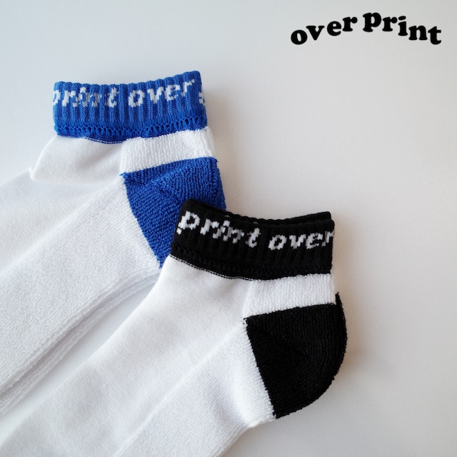 【over print】sneaker sox