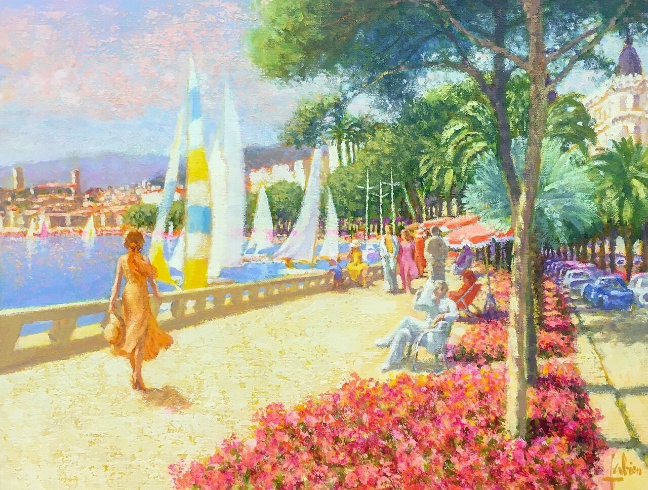 クロワゼット通りを行く(カンヌ)