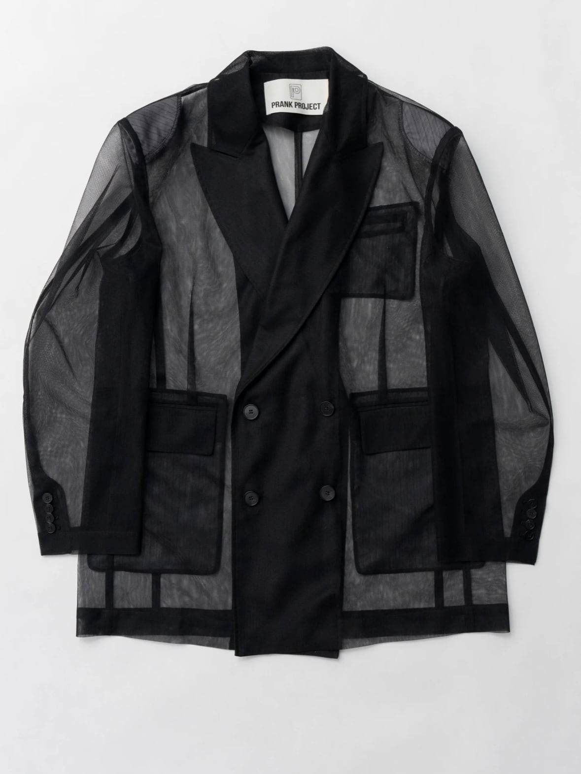 PRANK PROJECT 24AW Over Hoodie Coat 黒 PRANK PROJECT - プランク