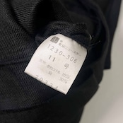 リネン混 Leilian レリアン ボタン フレンチスリーブ ワンピース 11/ブラック レディース