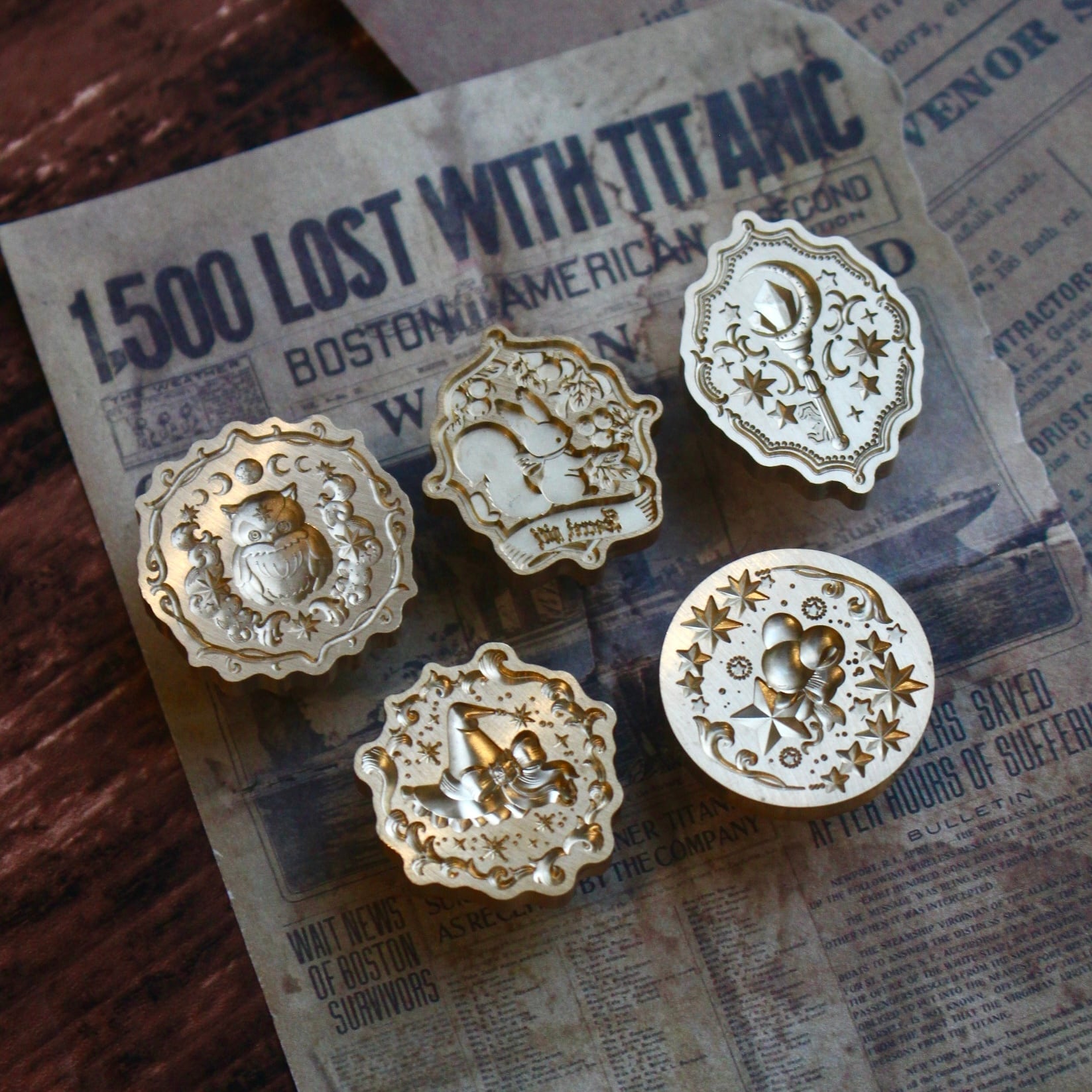 魔法コレクション】Wax Seal Stamp │ 魔法の鍵【28mm】 | シーリング