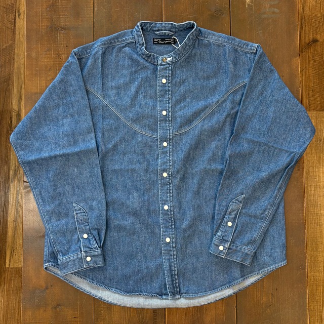 ナスングワム【Nasngwam】Bright Denim Shirt Used Wash