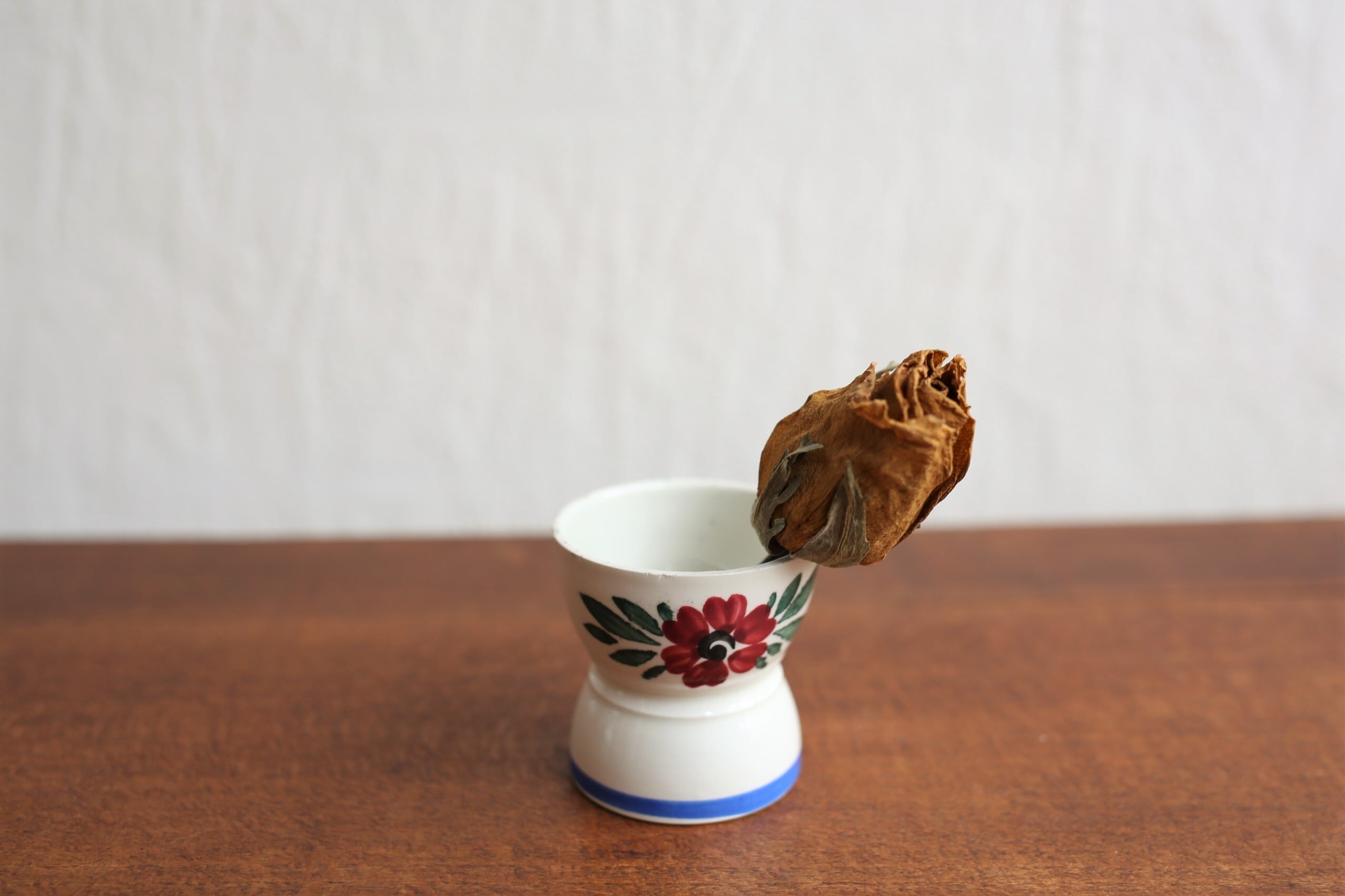 フランス アンティーク ヴィンテージ Coquetier エッグスタンド(ハンドペイント) N-03567-②