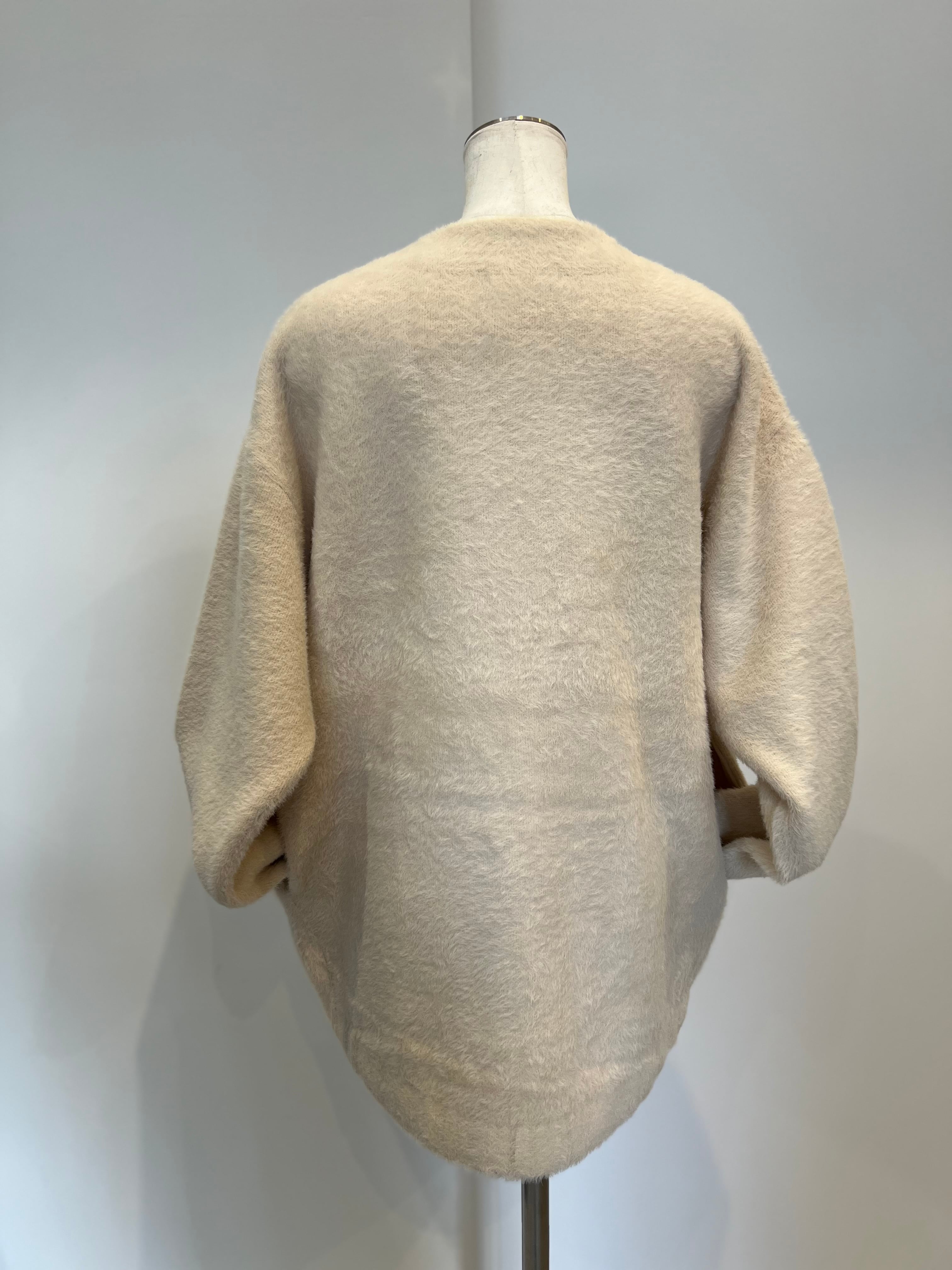 【DONA MARIE】フェザーヤーン二重臼カーディガン 888004