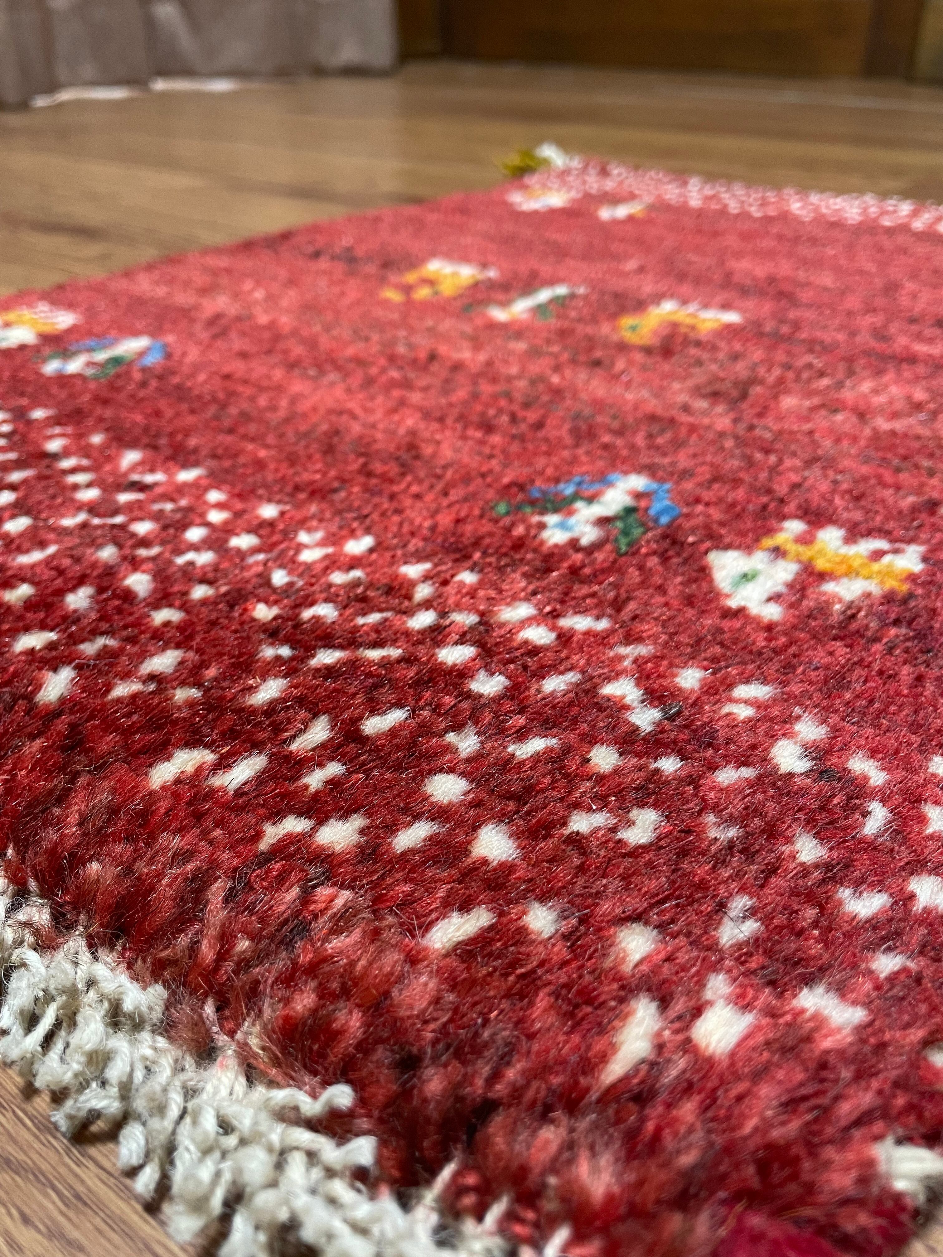 ペルシャギャッベ (ギャベ) ギャッベ 玄関マット No.GM-457 | A's Rug