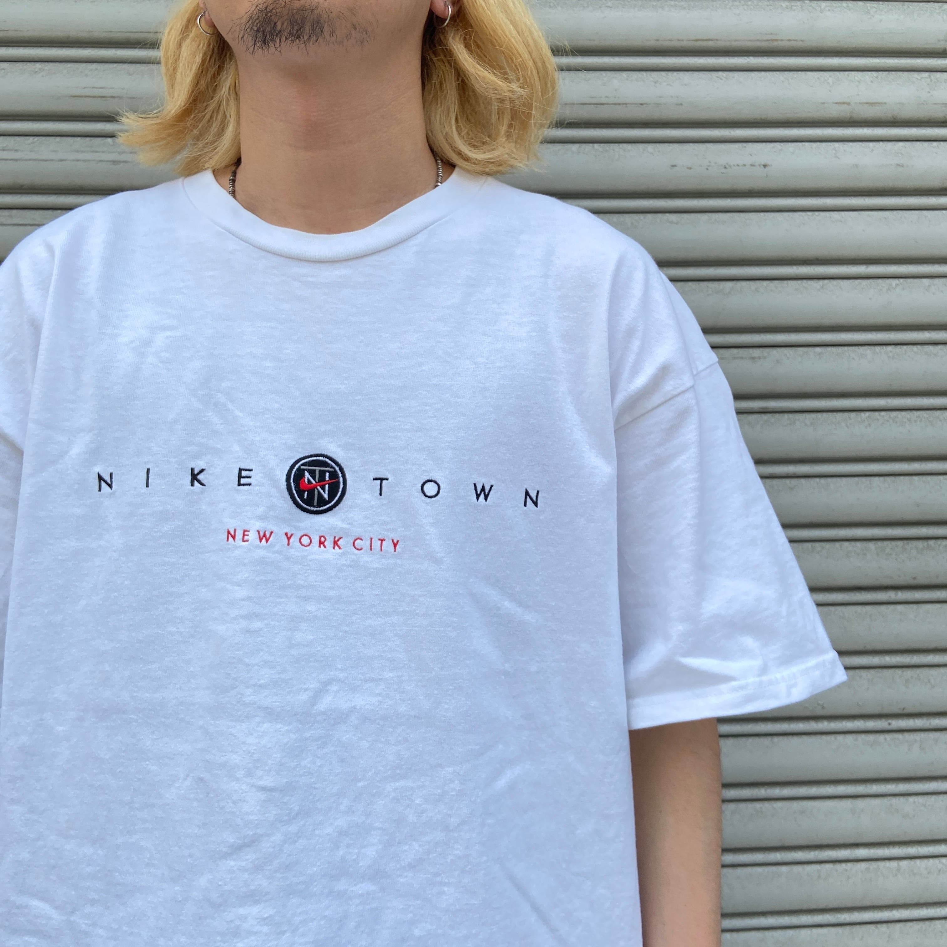 【銀タグ】状態良好◎NIKE Tシャツ 90's USA製 刺繍ロゴ Mサイズ