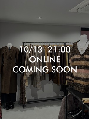 【10/13(火) 21:00〜】新入荷商品 一斉公開・販売開始