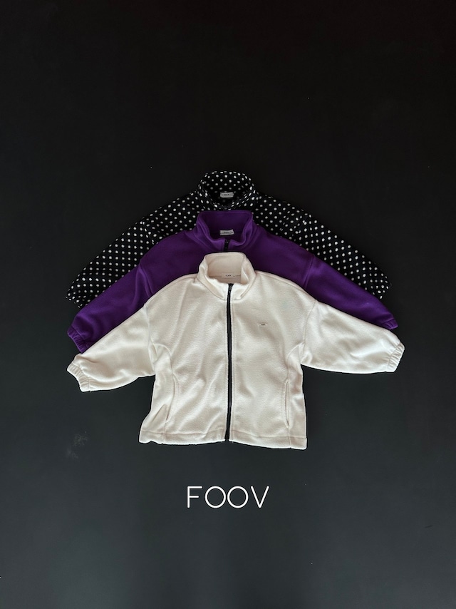【取寄】foov|foov fleece jumper (dot)|フーブフリースジャンパー(ドット)|S-JM|kids&jr|26 autumn