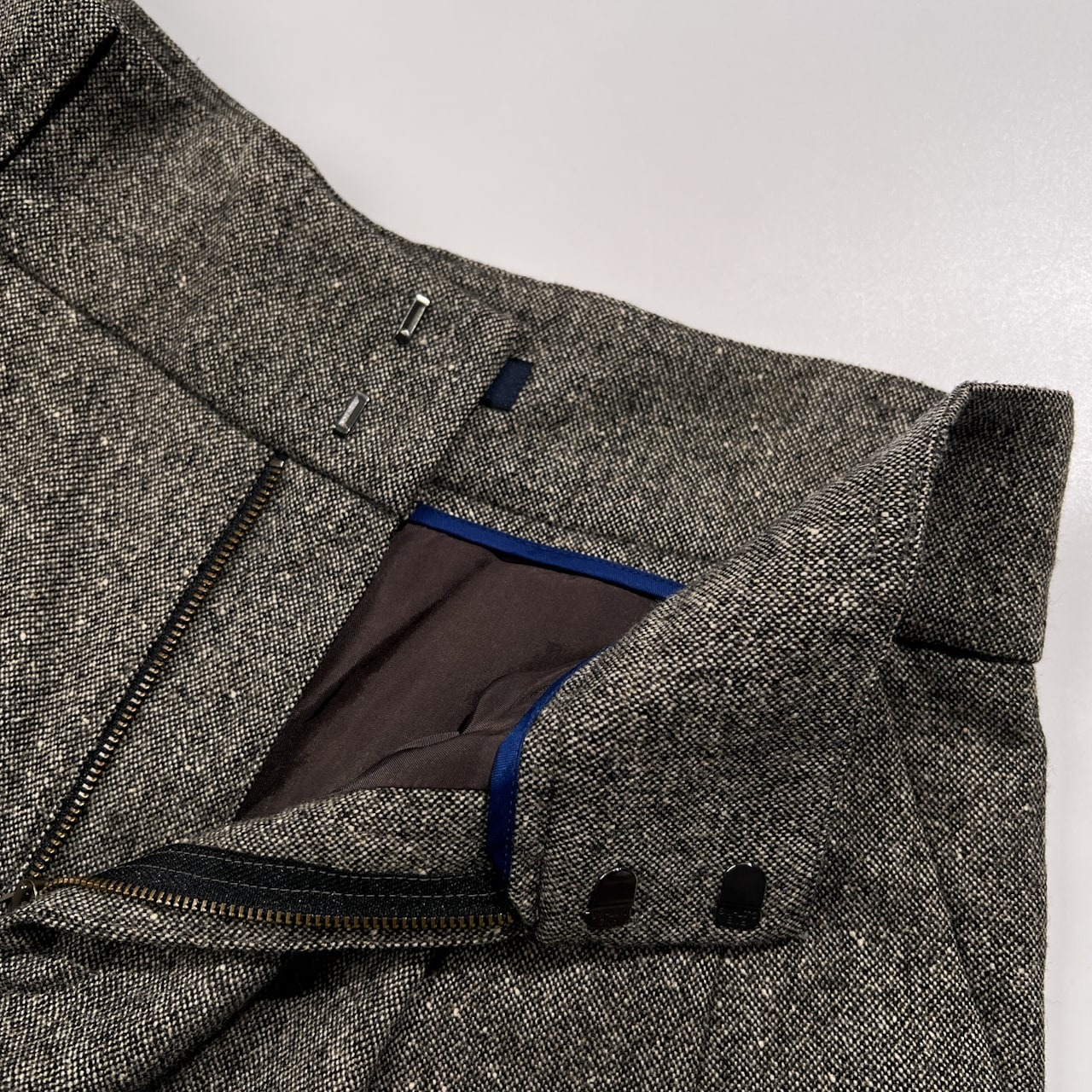 MACPHEE マカフィー TOMORROWLAND トゥモローランド 日本製 ウール ツイード キュロット ショートパンツ サイズ 38 /日本製