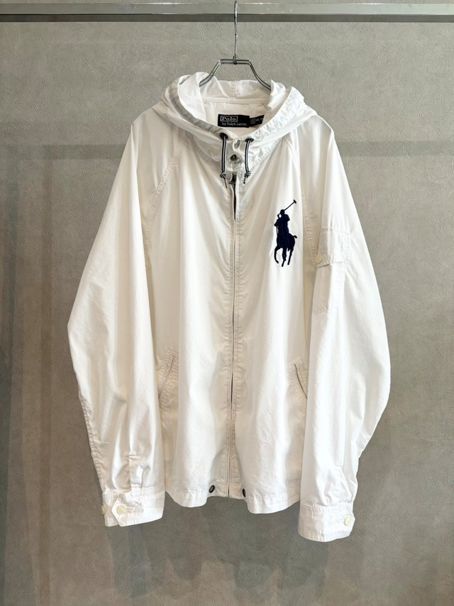 2000s Polo Ralph Lauren ビッグポニー ジップアップシェルパーカー