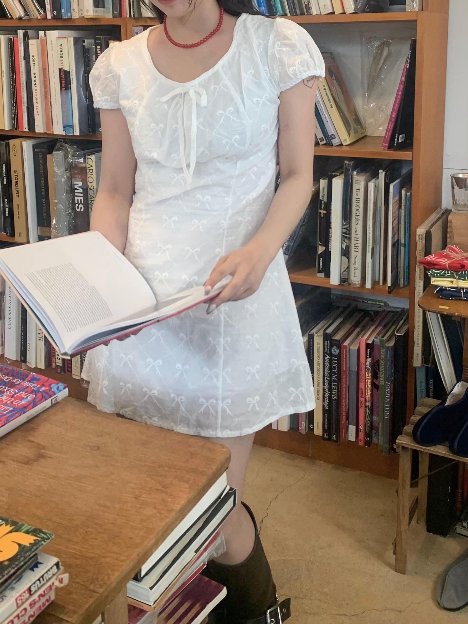 【新生活応援フェア】a-line ribbon onepiece