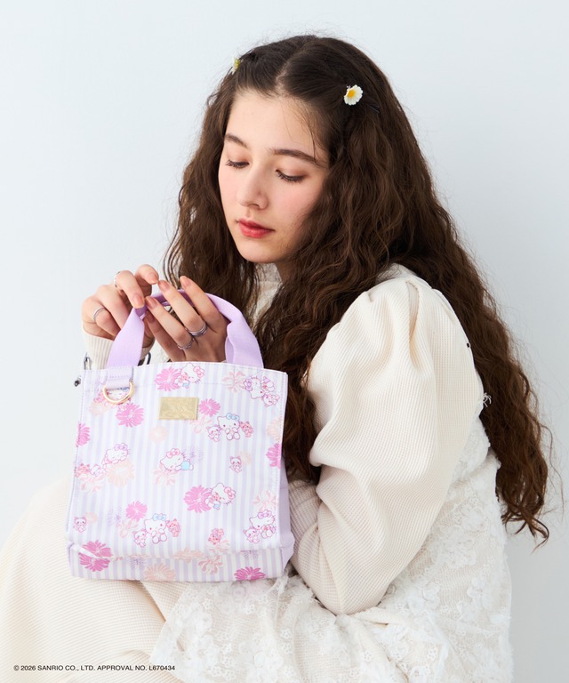 PAUL&JOE ACCESSOIRES × HELLO KITTY : LUNCH TOTE PJKT-B004