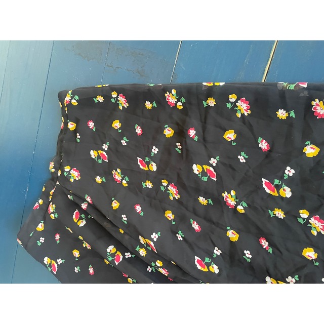 KOREA flower pattern long skirt