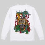 玄武達磨 L/S T-Shirt(White)