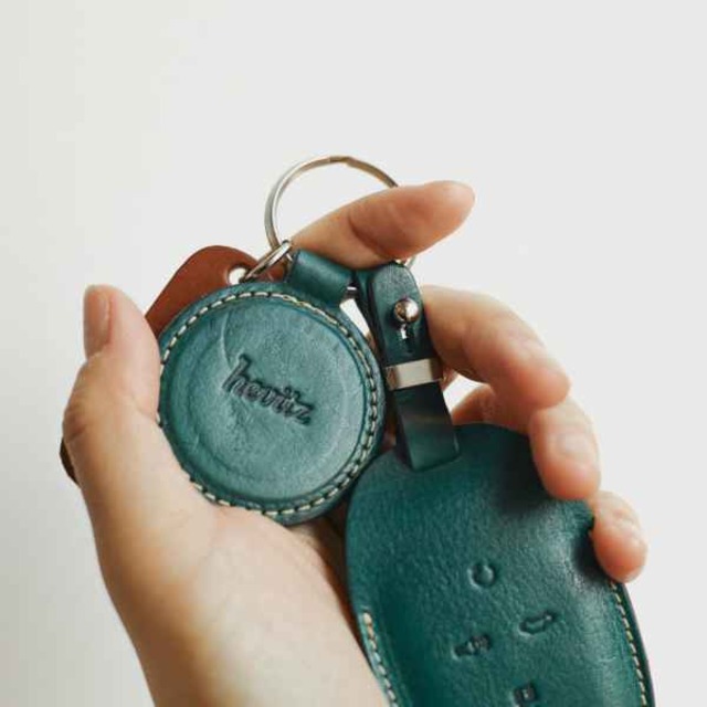 hevitz社 ミネルバボックス レザー マグネットキーリング ハンドメイド※受注生産