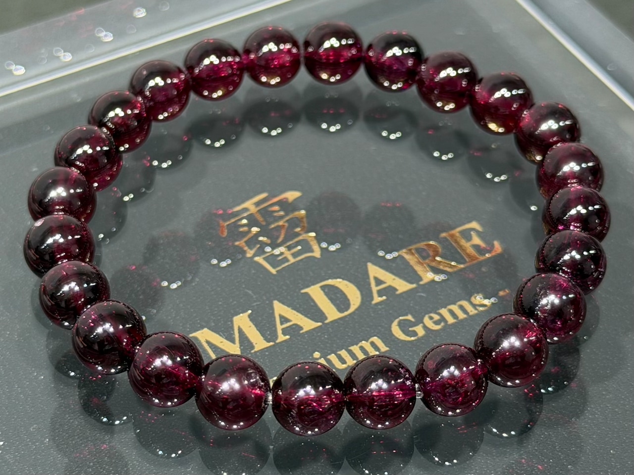 No.2324-4 【S】ロードライトガーネットブレスレット