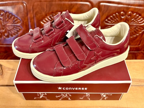 converse(コンバース) PRO LEATHER CRS V-3 (プロレザー ベルクロ3本)ワインレッド 8 26cm m コンバース100周年記念モデル 259