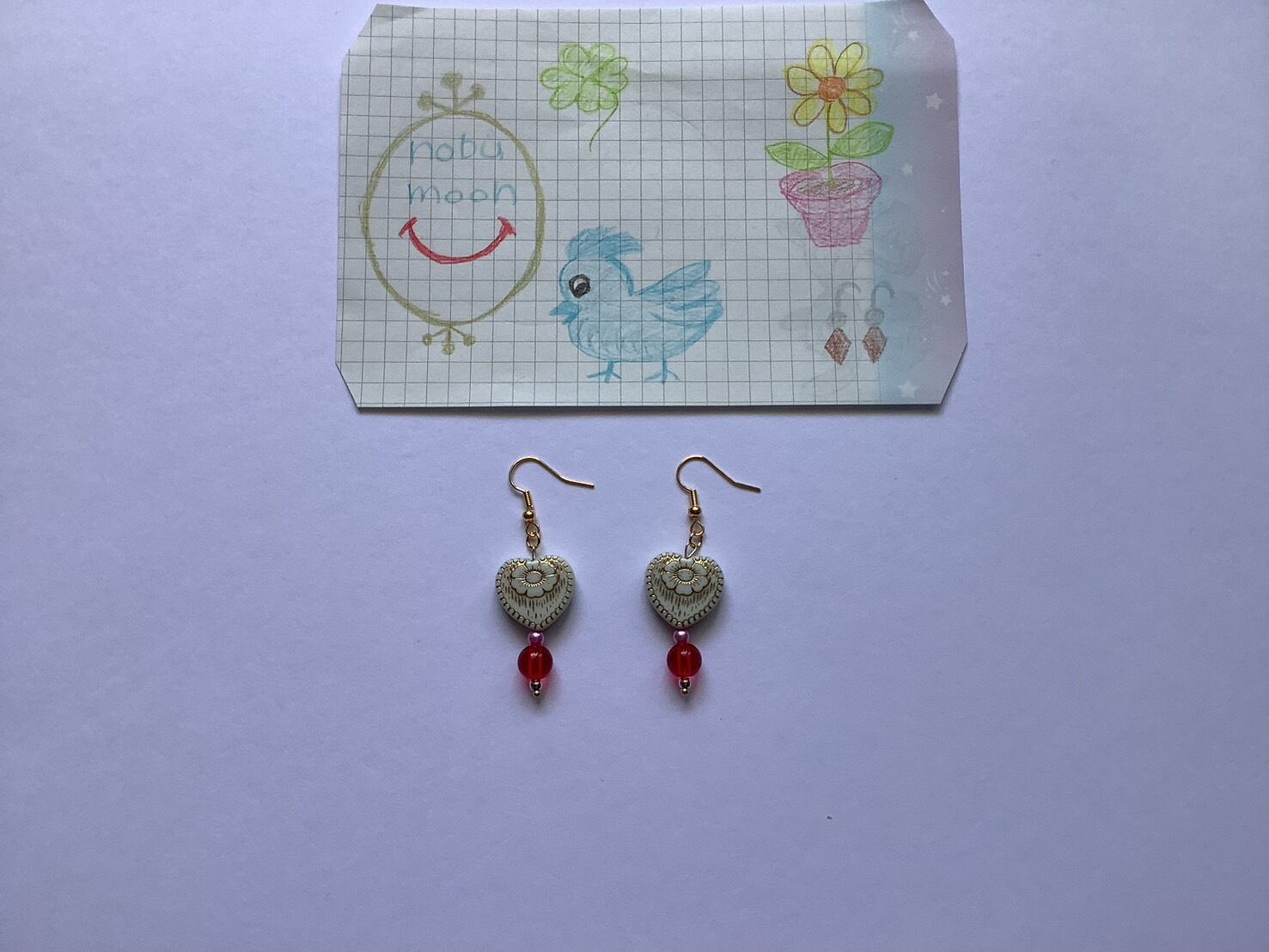お座りパンダのピアス | nobu_moon