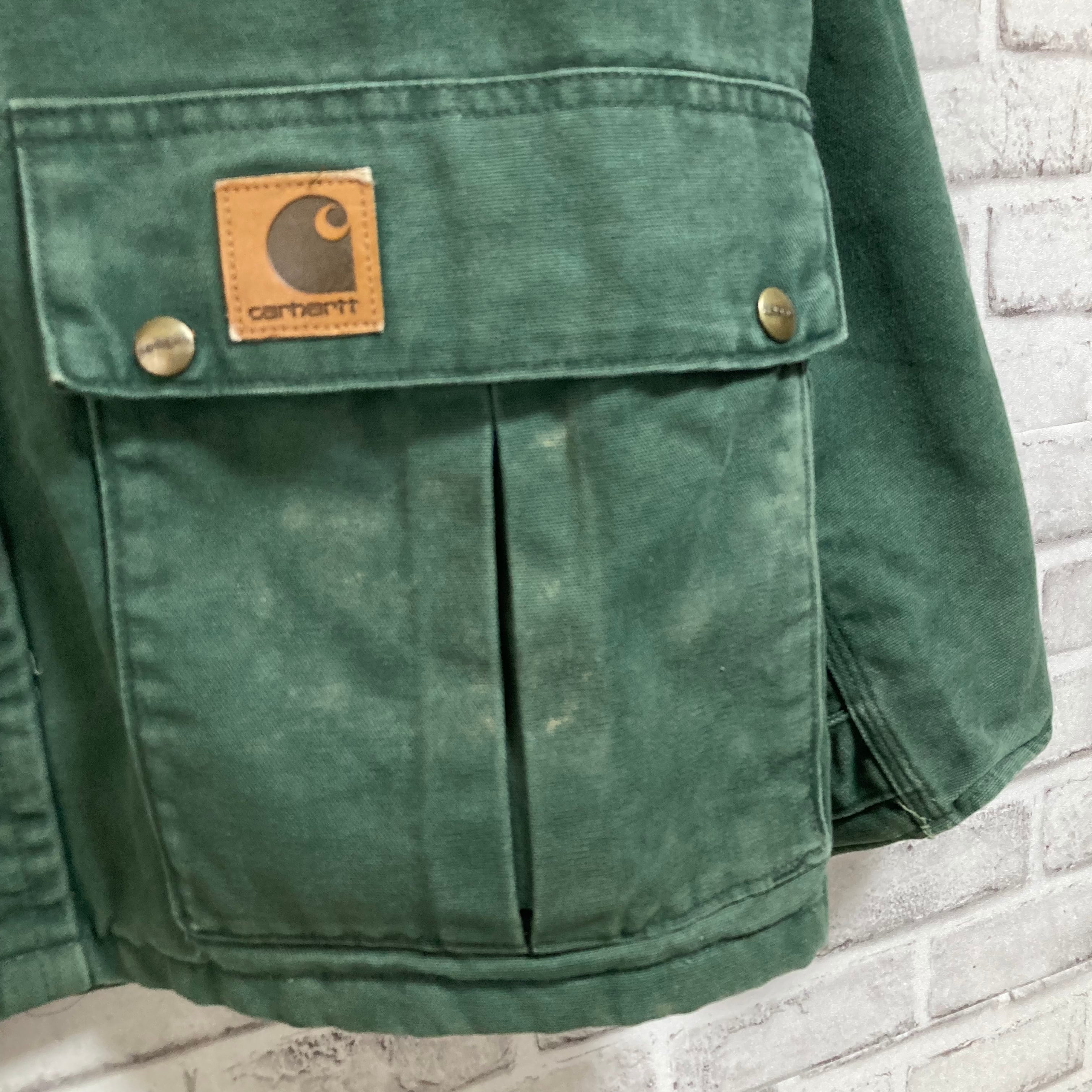 Carhartt  カーハート  チョアコート  裏ボア  コーデュロイ襟  緑