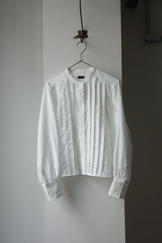genre ジャンル / TUCK BLOUSE ( WHITE )