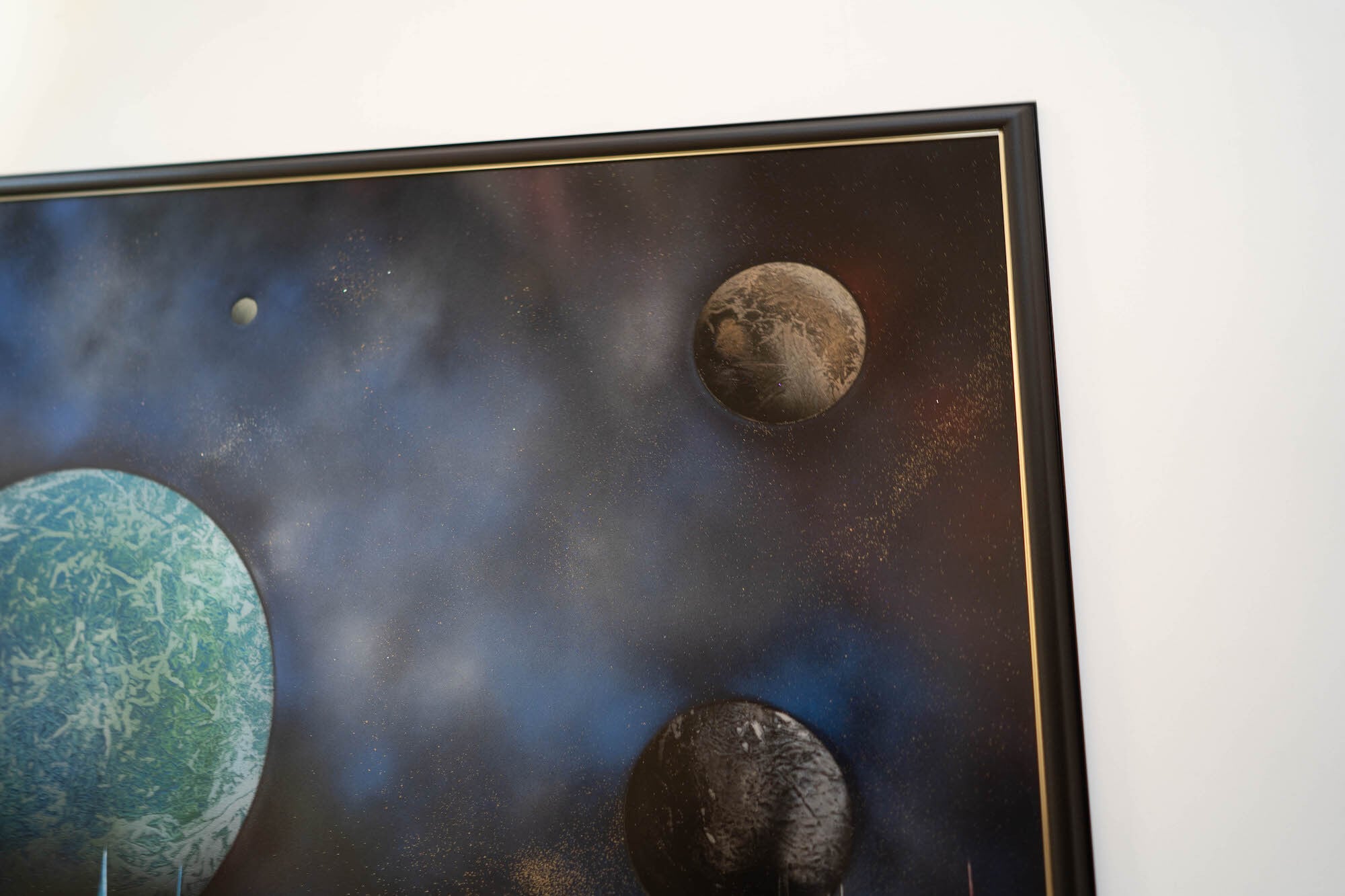 urban / 宇宙をテーマにしたスプレーアート作品 原画販売アート作品