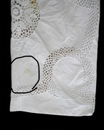 vintage lace pants yellow bouquet