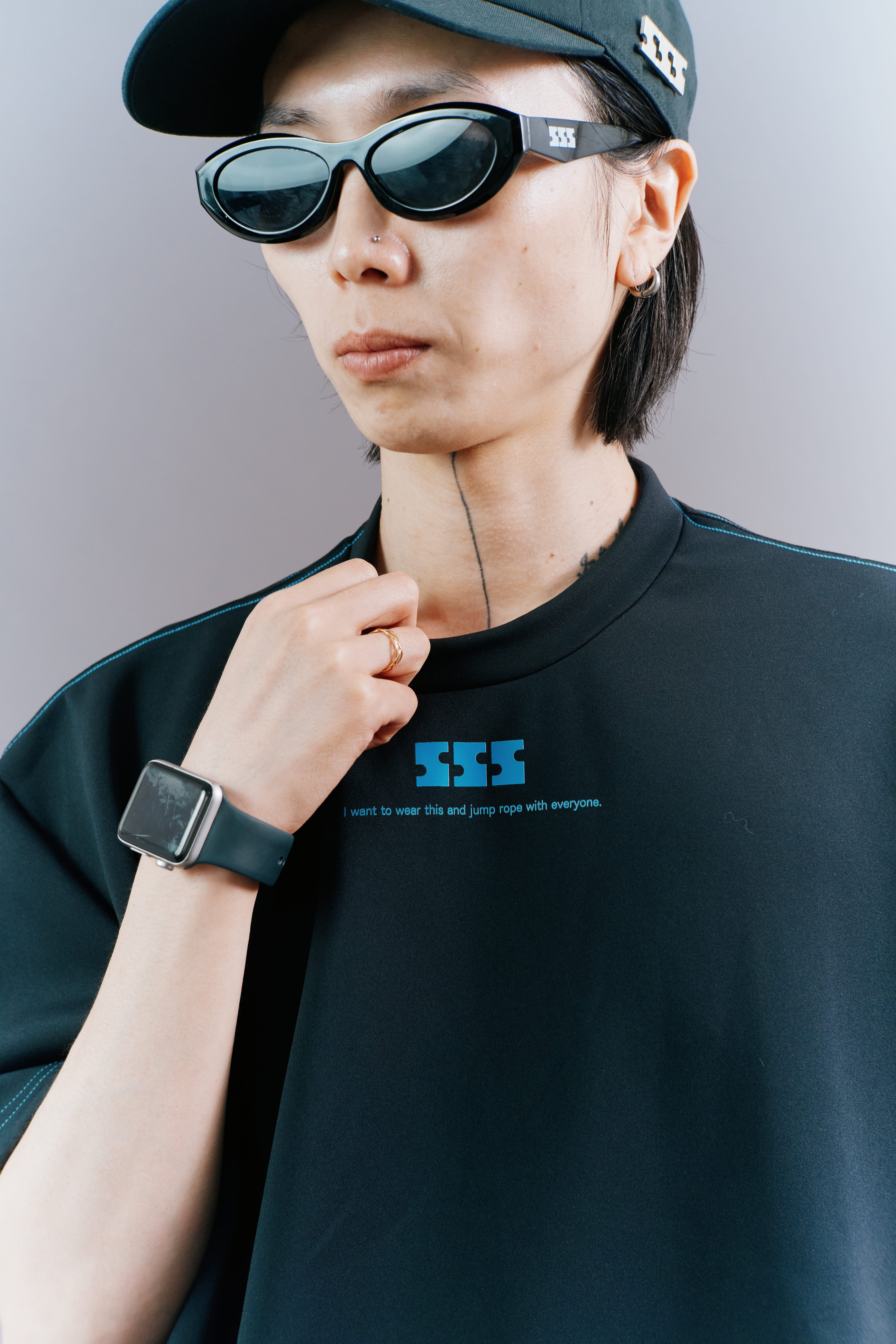 C-FORM™ performance tee – BLACK(TAX IN) | SAMPLE