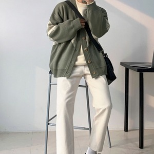 ポイントアーガイルニットカーディガン　MT0080323